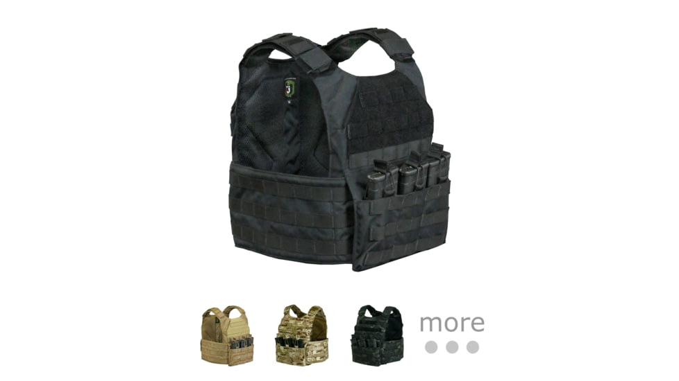 Tactical Assault Gear Vanguard Plate Carrier Set w/Standard Cummerbund, Black, Coyote Tan, MC Arid, MC Black, MC Tropic, MultiCam