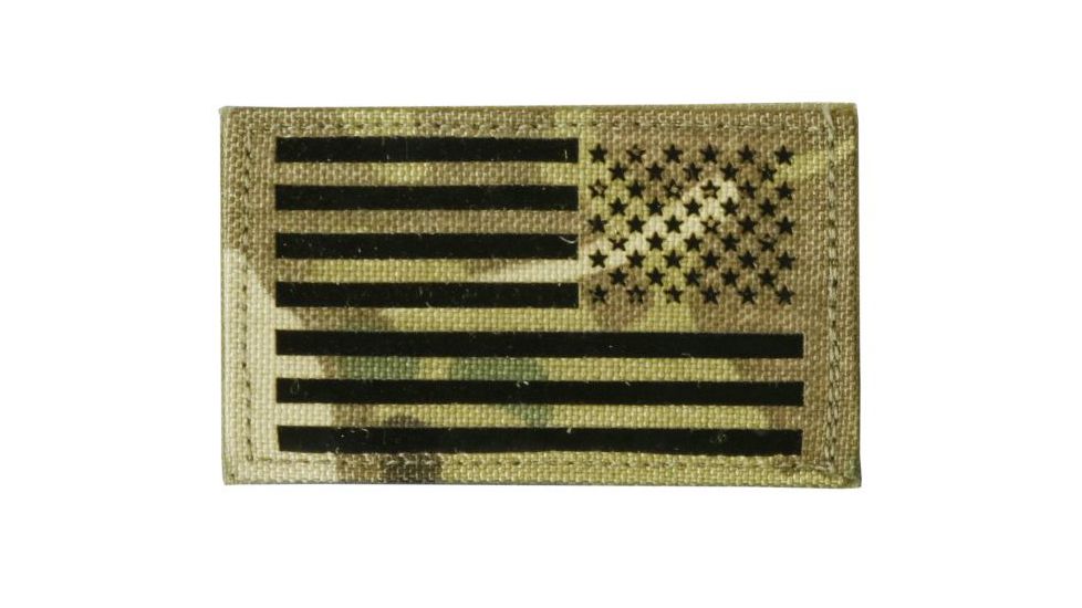 Tactical Assault Gear Velcro US Nylon/IR Flag US Flag Patches Right, Multicam 831230