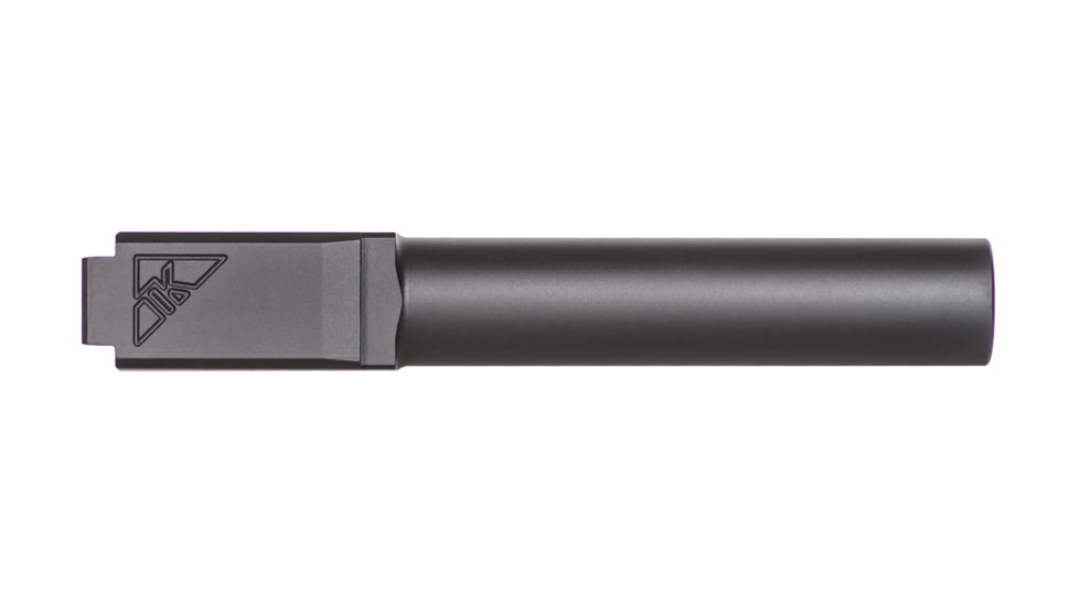Tactical Kinetics Pistol Barrel, Glock G19 Gen 1-5, Non-Threaded, Black Nitride, TK3019-BLK