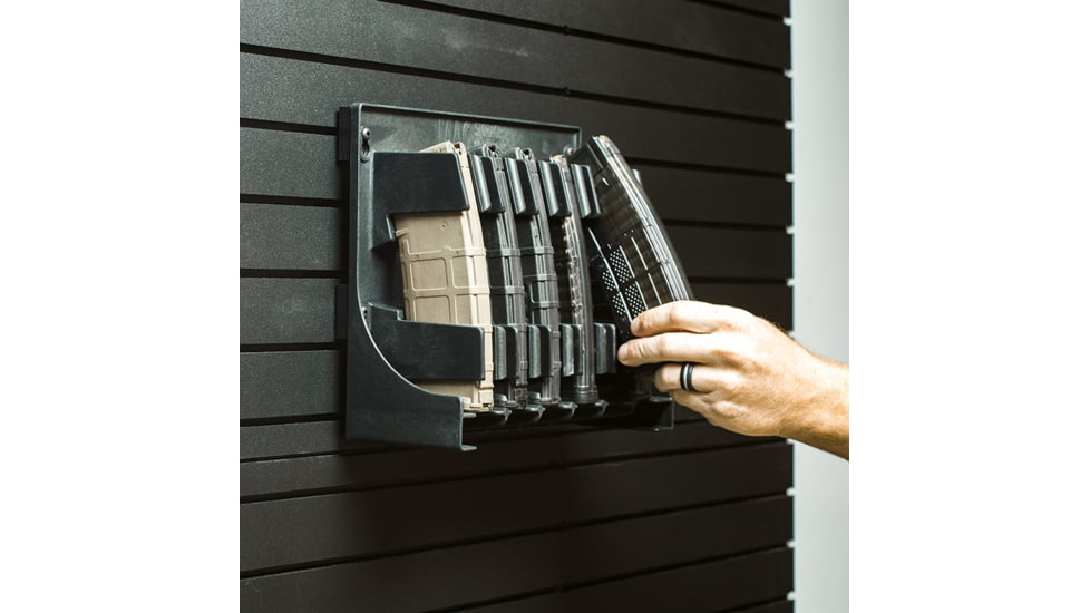 Tactical Walls ModWall AR10/AK Mag Racks, Black, MWMAGRACKAK