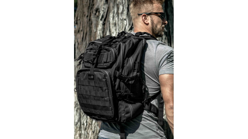 Tacticon Armament 24 BattlePack Tactical Backpacks, Black, 24BPBK10