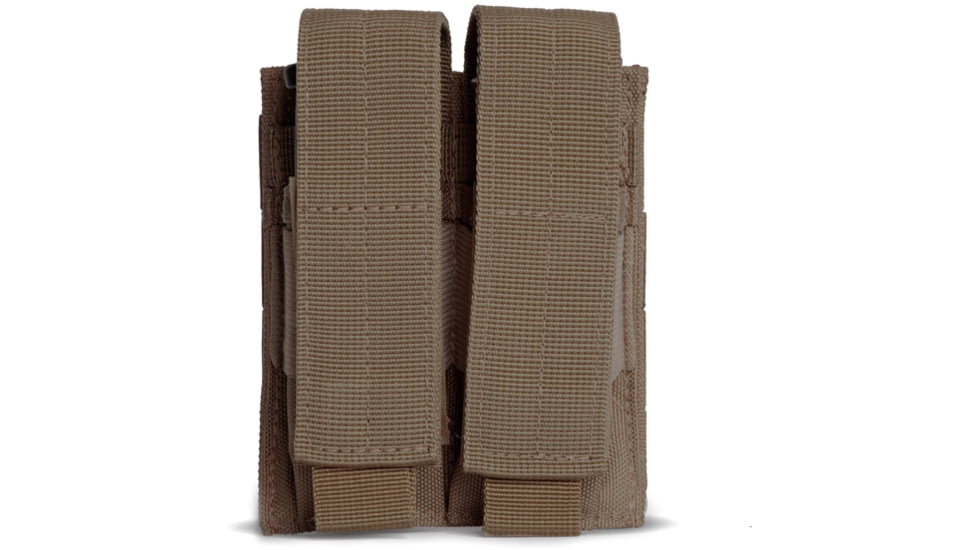Tacticon Armament Double Pistol Mag Pouch, Coyote Brown, CBP2/P2-BP-CB