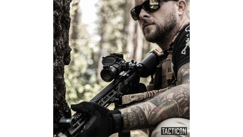 Tacticon Armament Predator V1 Red Dot Green Sight, Black, PRDV10
