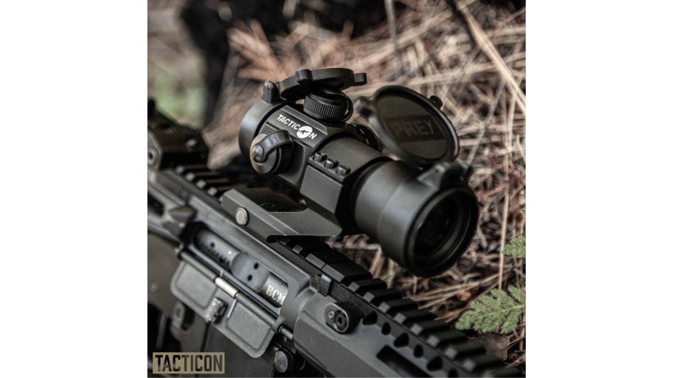 Tacticon Armament Predator V1 Red Dot Green Sight, Black, PRDV10