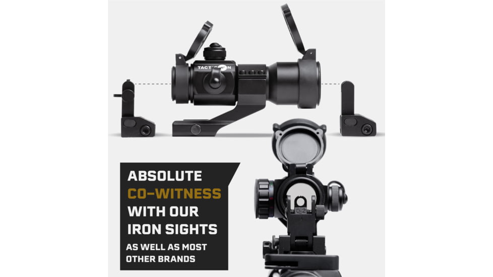 Tacticon Armament Predator V1 Red Dot Green Sight, Black, PRDV10
