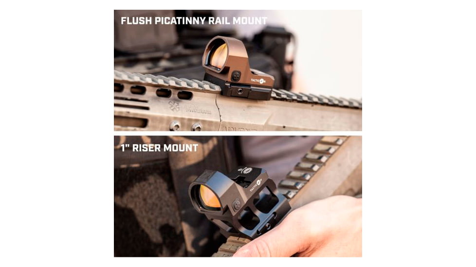 Tacticon Armament Predator V4 Compact Reflex Red Dot Sight, Black, PRDV40-BK