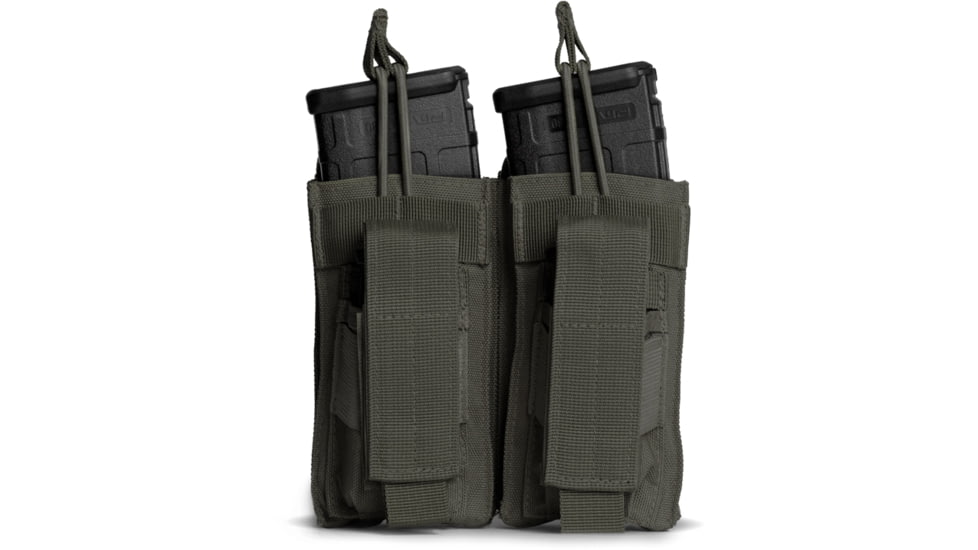 Tacticon Armament Rifle &amp; Pistol Double Mag Pouch, Ranger Green, RGK2/K2-BP-RG