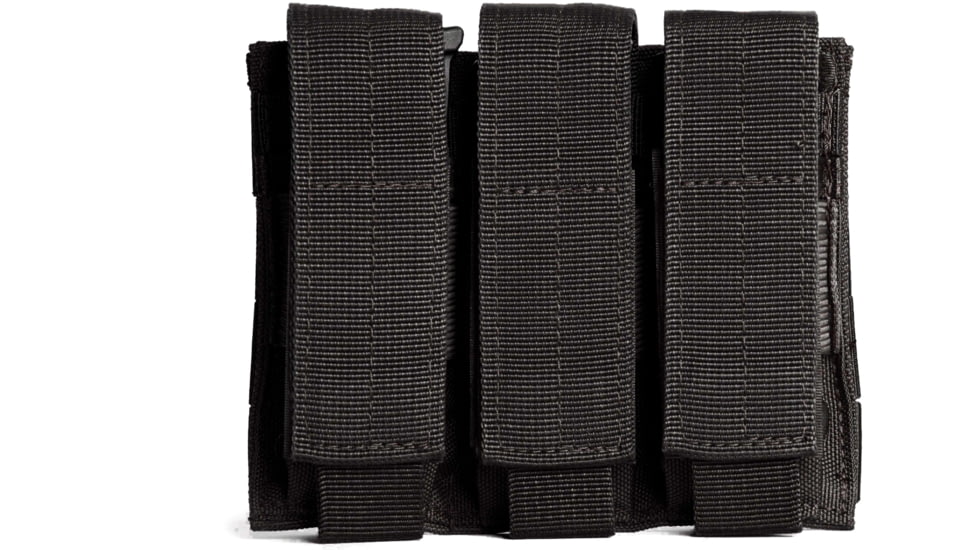 Tacticon Armament Triple Pistol Mag Pouch, Black, BKP3/P3-BP-BK