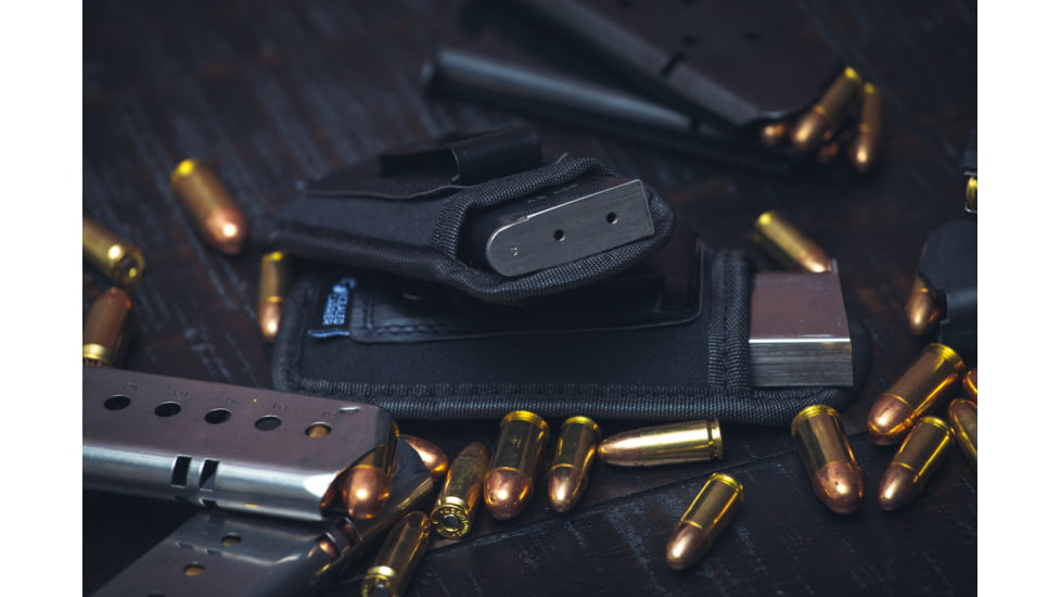 Tacticon Armament Universal IWB Handgun Magazine Holster, 2-pack, Black, 2UMH10