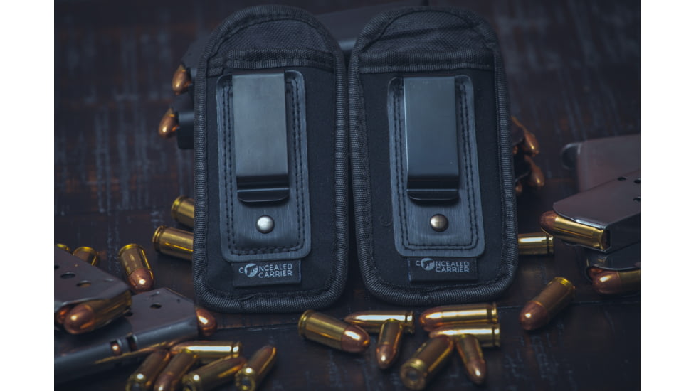 Tacticon Armament Universal IWB Handgun Magazine Holster, 2-pack, Black, 2UMH10