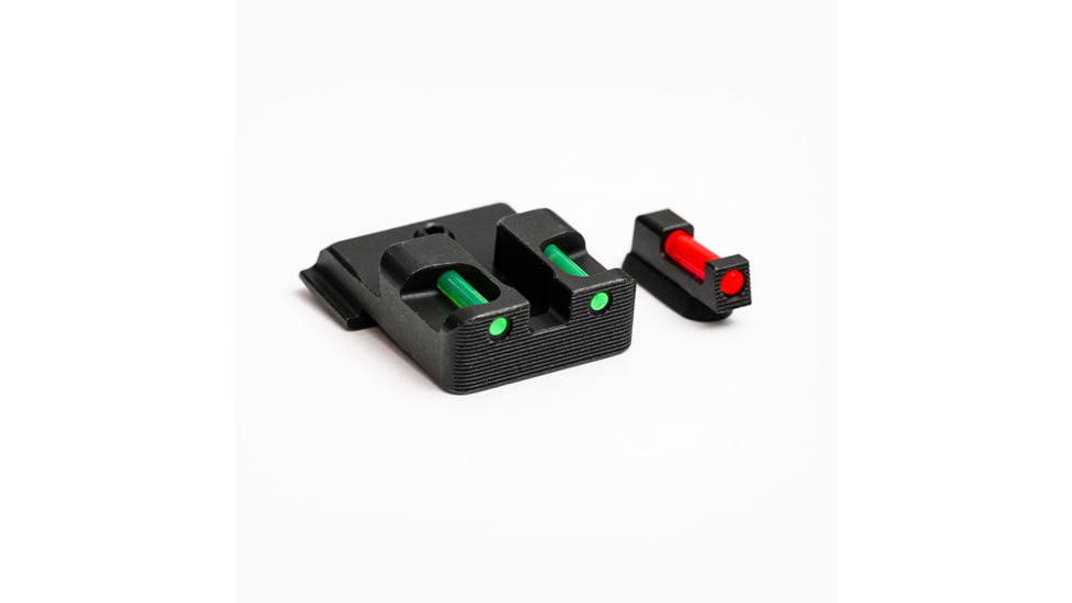 Tag Precision CZ P10 TSF TAC Pistol Sights Fiber Optic, P10, Black, 091BE091BG