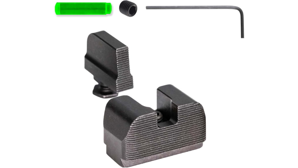 Tag Precision Glock TSP OR 10MM/.45 ACP Pistol Sights, 20, 21, 25, 29, 30, 31, 32, 37, 40, 41, Black, 003PN004PN