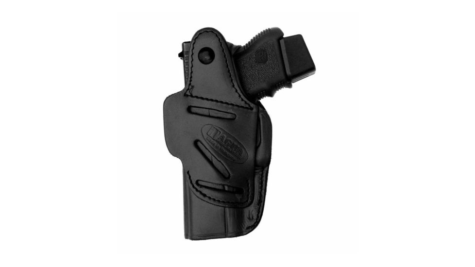 Tagua Gunleather Four in One Holster, Black, Right Hand, IPH4-500
