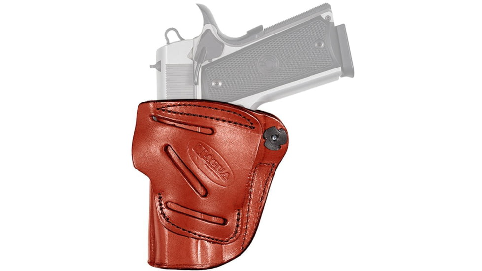 Tagua Gunleather Four in One Holster, Brown, Right Hand, IPH4-402