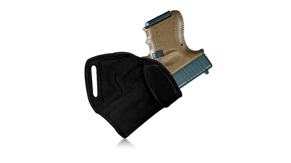 Tagua Gunleather Middle Back Holster, Black, Right Hand, MBH-005