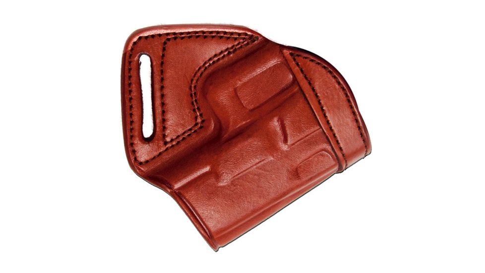 Tagua Gunleather Middle Back Holster, Brown, Right Hand, MBH-007