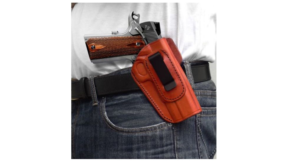 Tagua Gunleather 4 In 1 Inside The Pant Holster Smith &amp; Wesson J Frame 2.125 Inch Right Hand Black