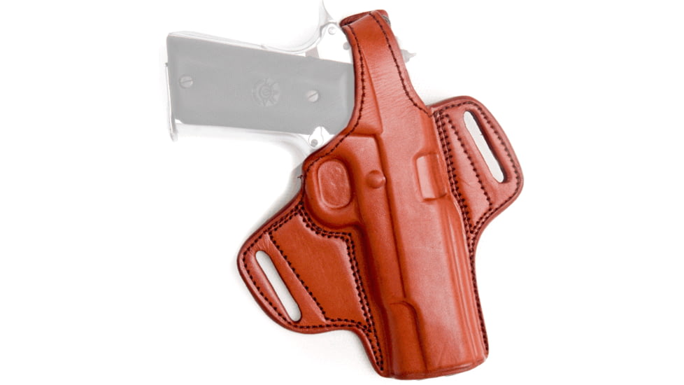 Tagua Gunleather Thumb Break Belt Holster, Brown, Left Hand, BH1-208