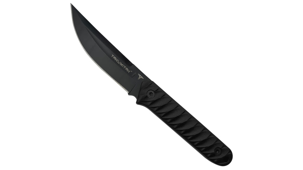 Takumitak Ninja Fixed Blade Knife, 4.25in, 3Cr13 Blade, Trailing Point, FRN, Black, TKF313