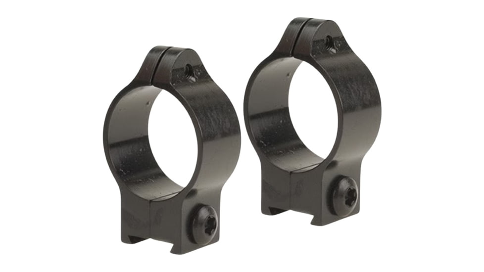 Talley 3/8in Dovetail 1in Riflescope Rings, Low, 1 Pair, Black, 38AL10L