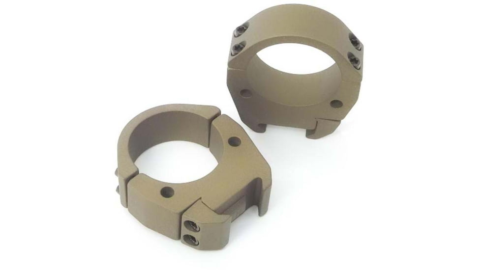 Talley Modern Sporting Scope Ring Set, LA/SA, 34mm, Medium, Burnt Bronze, TMS34MBB