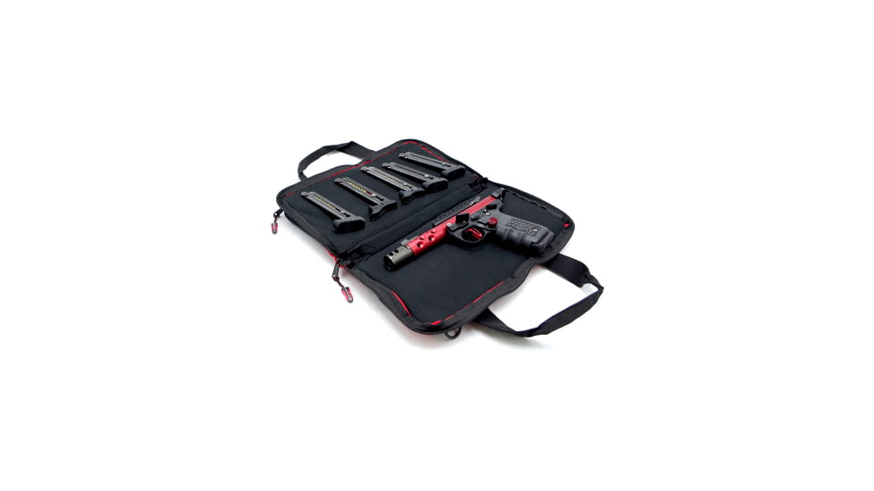 TANDEMKROSS Tandemkross Tandemkase Pistol Bag By Rim/Edge, Red, TK00N0353BGR1