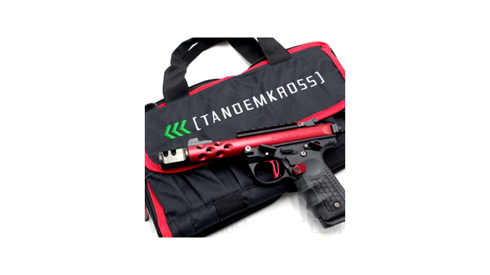 TANDEMKROSS Tandemkross Tandemkase Pistol Bag By Rim/Edge, Red, TK00N0353BGR1