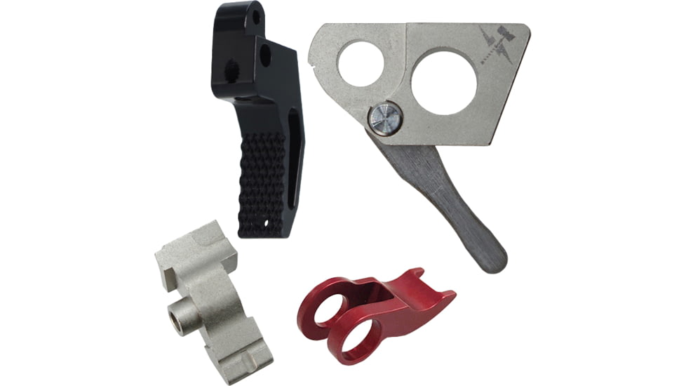 TANDEMKROSS Ultimate Trigger Kit, Ruger Mark IV 22/45, Flat-Faced, Skeletonized, 2.5lb, Black, TK26N0445BLK1