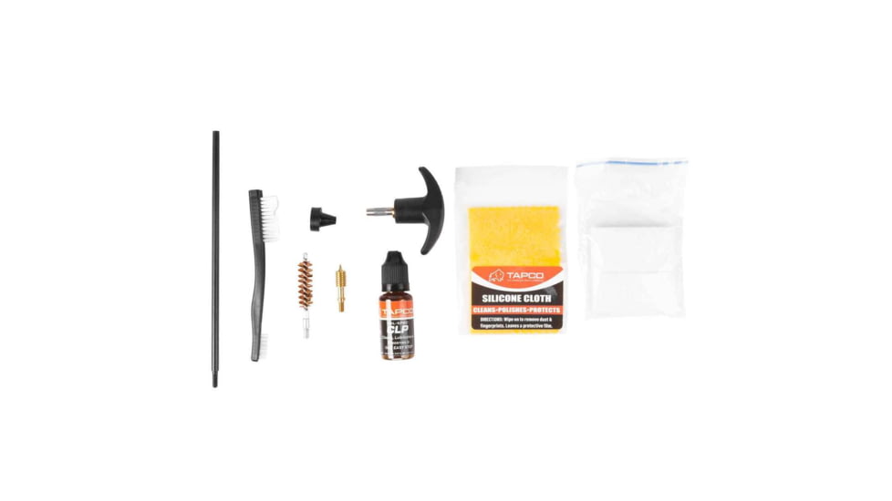 Tapco .38 Caliber/.357 Caliber/.355 Caliber Handgun Clean Kit, Black, TAP22080