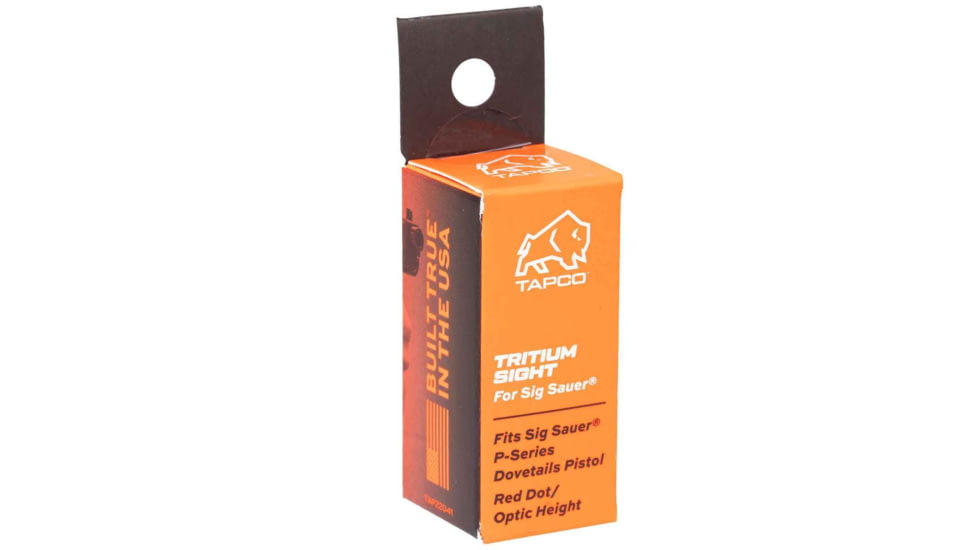 Tapco OH P-Series Suppressor Height Tritium Pistol Night Sight, Sig Sauer P Series Pistols, Green Rear Sight, Tritium Green  Front Sight, Black, TAP22041