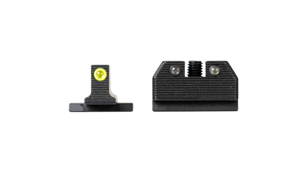 Tapco OH P-Series Suppressor Height Tritium Pistol Night Sight, Sig Sauer P Series Pistols, Green Rear Sight, Tritium Green  Front Sight, Black, TAP22041