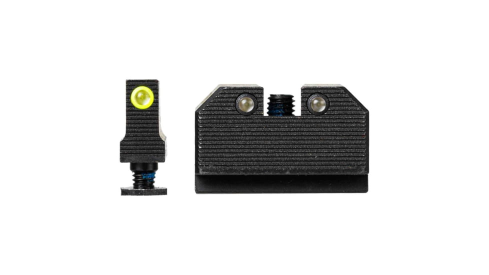 Tapco OH Tritium Pistol Night Sight, Glock MOS, Tritium Green Front Sight, Black, TAP22039