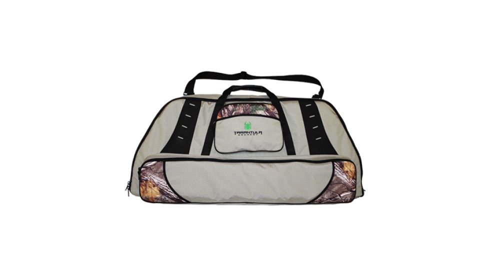 Tarantula Deluxe Double Bow Case, w/Tackle Box, Stone/Camo, BC0300CM