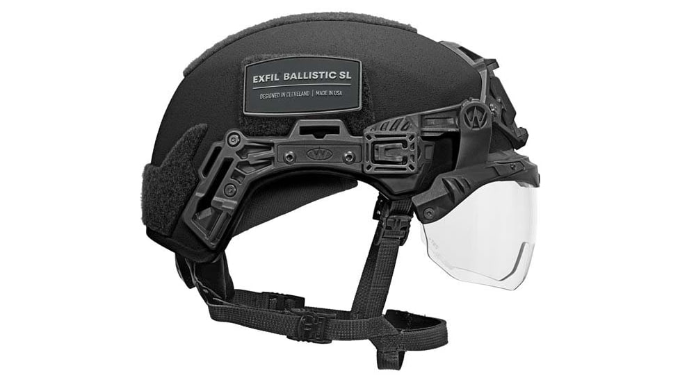 Team Wendy EXFIL Ballistic Visor, Black, Medium/Large, 76-VBA-BK1