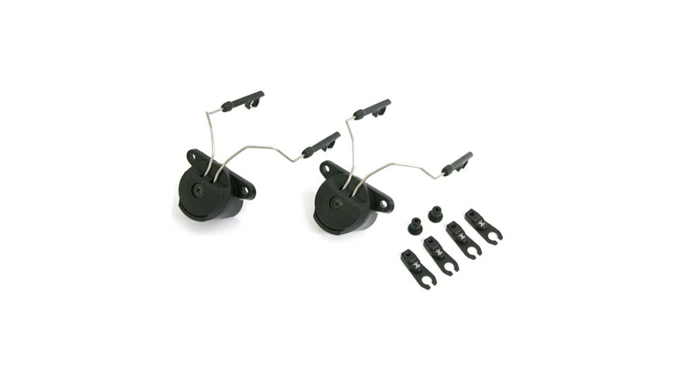 Team Wendy EXFIL Quick Release Comms Adaptor Kit w/ Unity Tactical SARA Comms Adapter, Black, 80-CAK-SABB