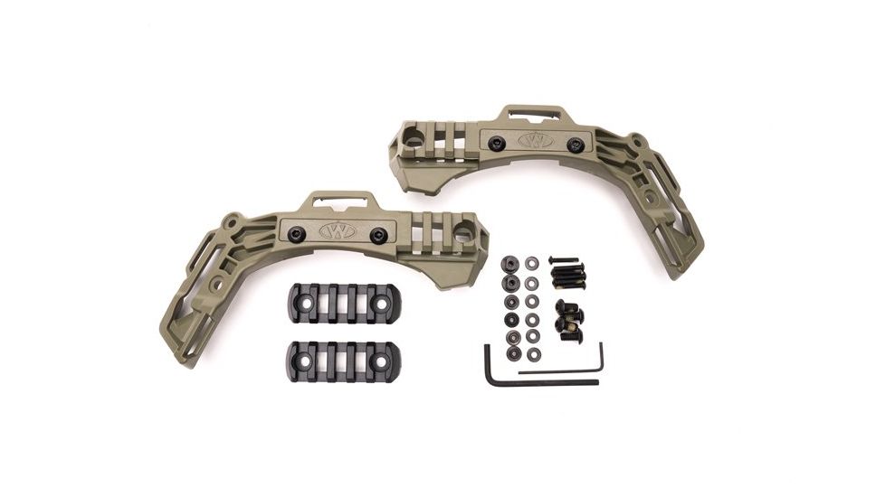 Team Wendy EXFIL Ballistic Rail 3.0 Retrofit Kit, Ranger Green, 76-RRK-SL-RG