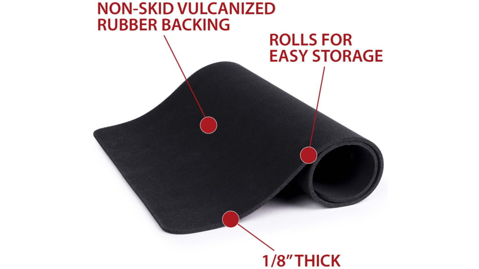 TekMat 36in Printed Gun Cleaning Mat Logo, Grey, TEK-36-TMLOGO-GY