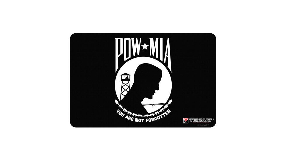 Tekmat Armorers Bench Mat 11''x17'' Pow-mia Flag Pistol