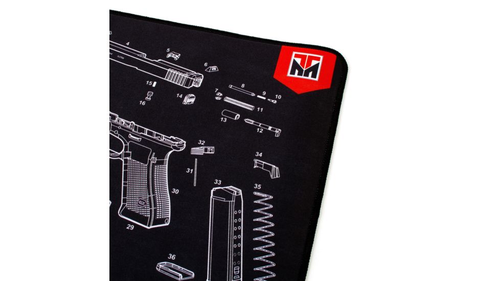 Tekmat Armorers Bench Mat Ultra 15x20 Glock Gen 4 Blk