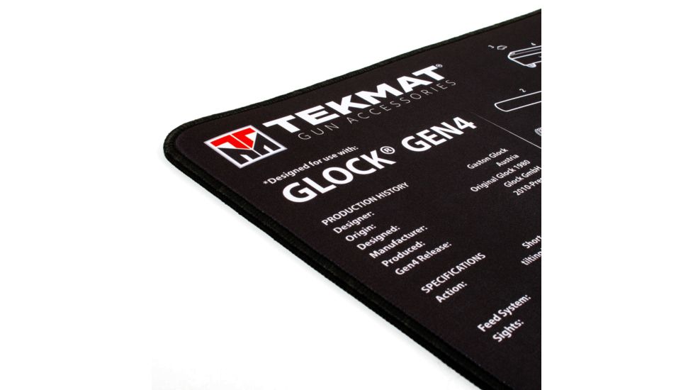 Tekmat Armorers Bench Mat Ultra 15x20 Glock Gen 4 Blk