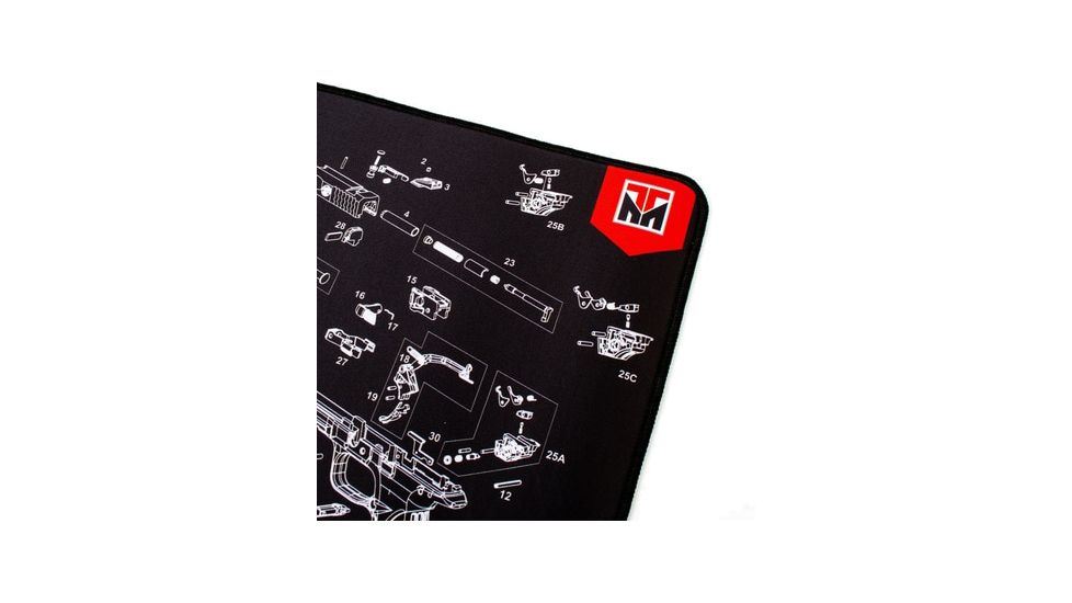 Tekmat Armorers Bench Mat Ultra 15x20 S&amp;w Mp Black