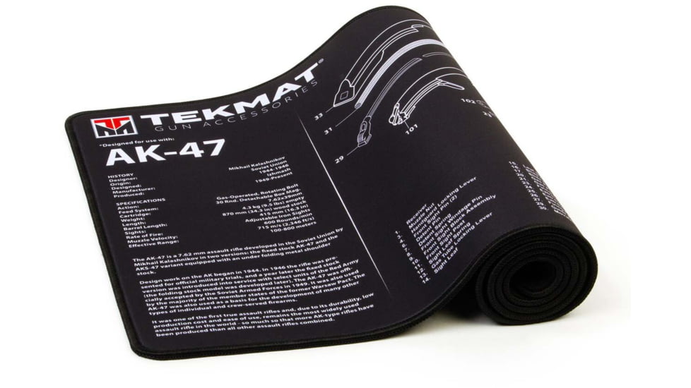 TekMat Ultra 44 - AK-47 -Gun Cleaning Mat, Black, TEK-44-AK47