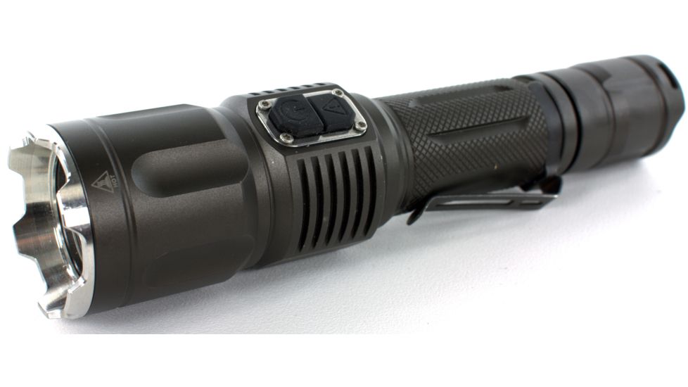 Lightstar Tactical TDR-2 Rechargable Flashlight, Stealth Grey TLF-TDR-2