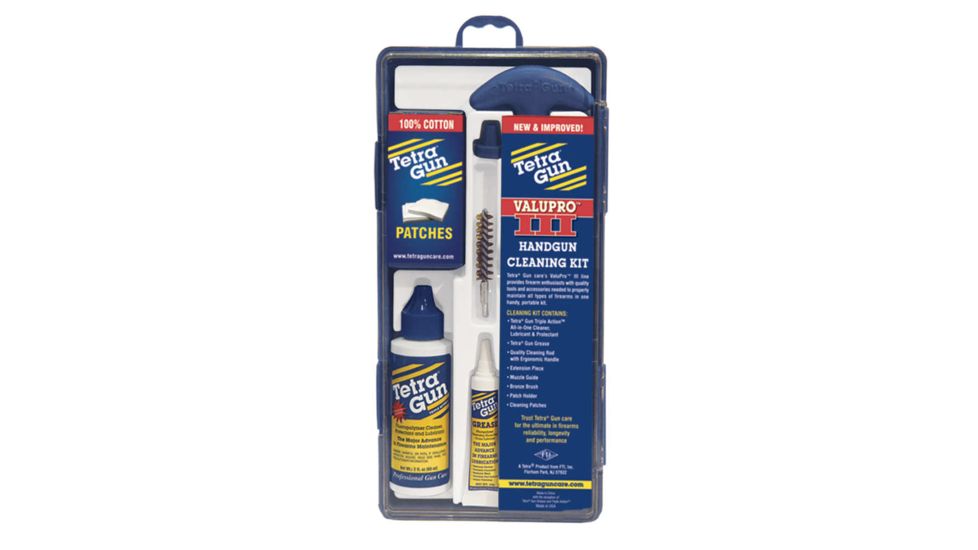 Tetra Gun Valupro III Handgun/Rifle Cleaning Kit .357/.38Cal../9mm TET715I