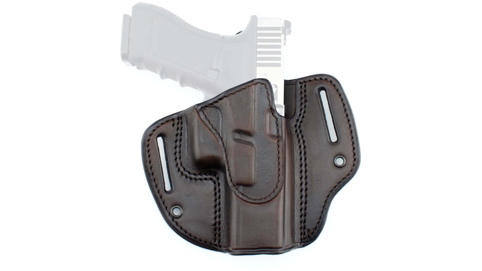 Texas 1836 Crusader - Pancake Style OWB / IWB Holster, Right Hand, 1911 3in, Brown, TX-DCH-207