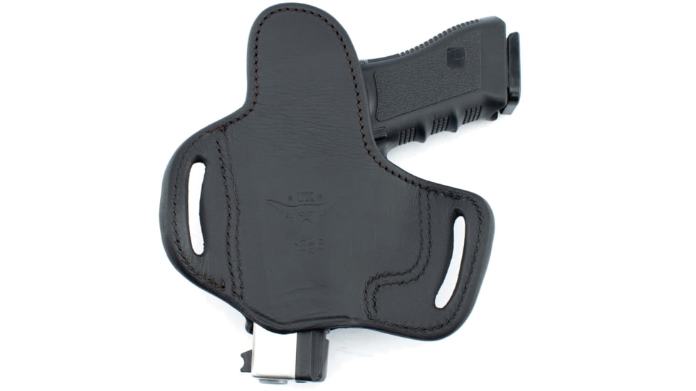 Texas 1836 Fort - Quick Draw OWB Holster, Left Hand, Smith &amp; Wesson J-Frame / M&amp;P Bodyguard 38 Revolvers, Ruger LCR, Black, TX-EP-BH2-021