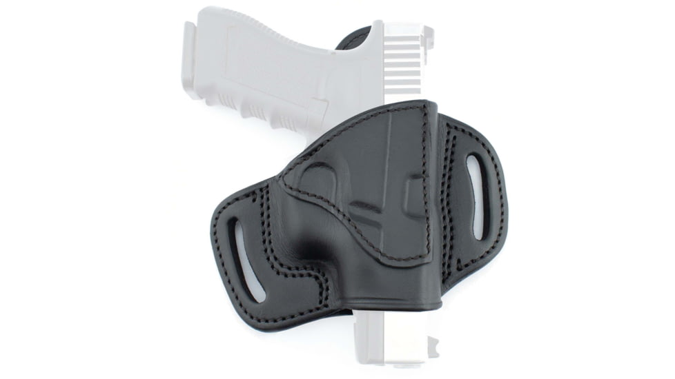 Texas 1836 Fort - Quick Draw OWB Holster, Left Hand, Smith &amp; Wesson J-Frame / M&amp;P Bodyguard 38 Revolvers, Ruger LCR, Black, TX-EP-BH2-021