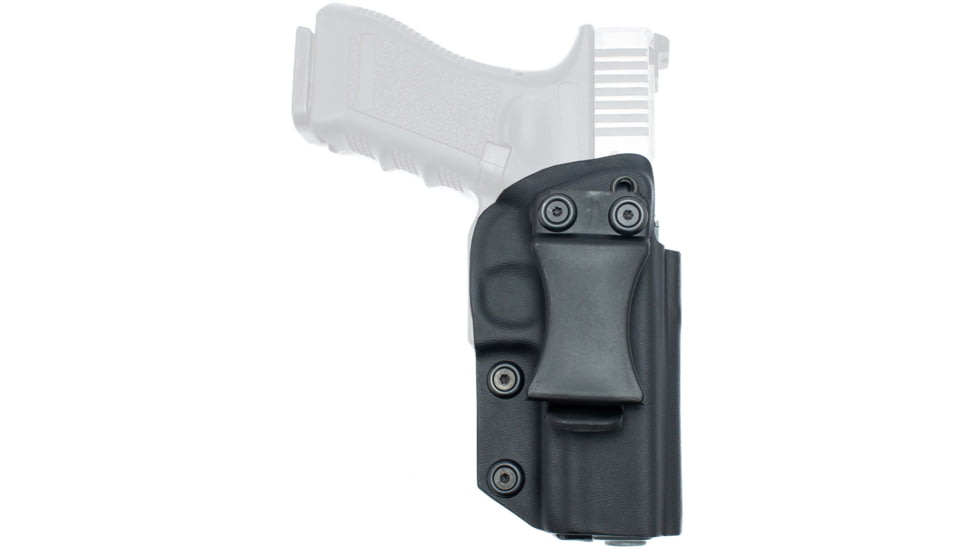 Texas 1836 KYDEX Disruptor - Taco Style IWB Holster, Right Hand, Glock 19, With No Attachment, Black, DTR-310