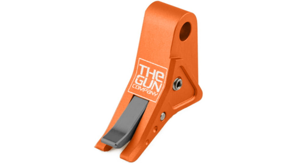The Gun Company Gen 1-5 SS Trigger, OR Shoe/Gray Safety, Orange/Gray, TGC-SS-TRG-OR-GRY