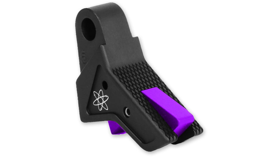 The Gun Company Gen 1-5 TWP Trigger, Black Shoe/Purple Safety, Black/Purple, TGC-TWP-TRG-BLK-PRP